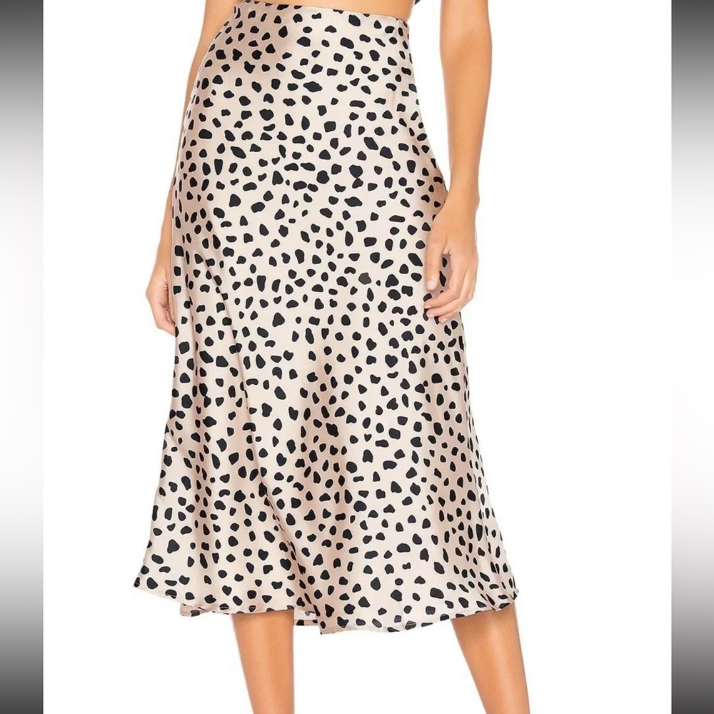 Lovers and Friends Animal print Midi Skirt XS.